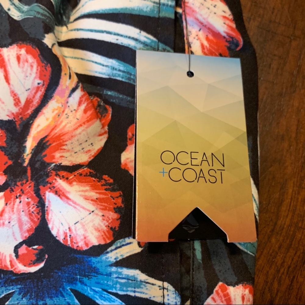 Ocean and Coast Swim Trunk Black Floral XXL - Picture 4 of 7